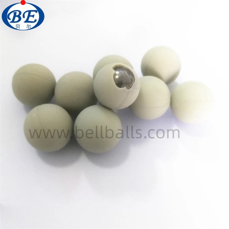 Bola d'acer recoberta de cautxú